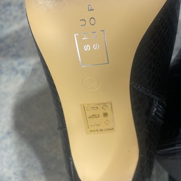 YARELIS- SZ 8.5 Cowboy Faux Snake print Sexy Stiletto Heel - Picture 9 of 9